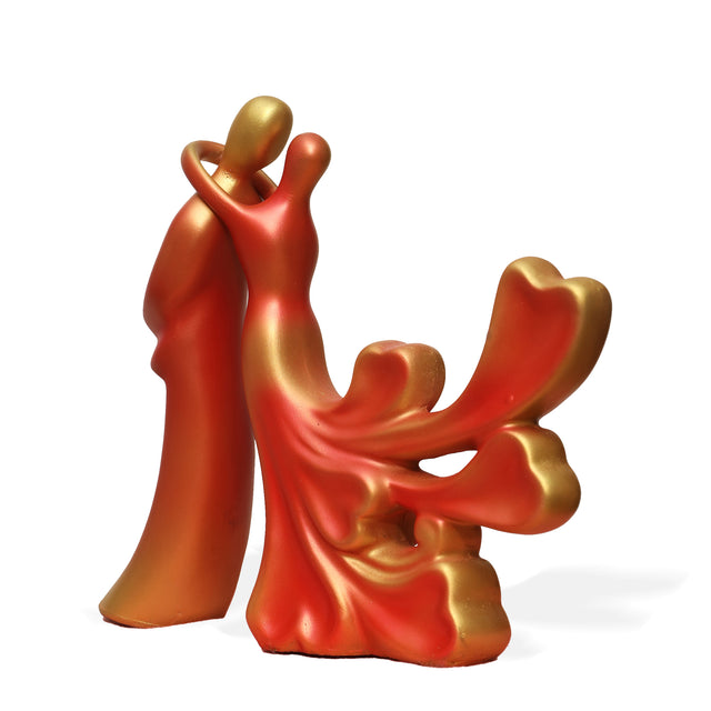 Abstract Couple Dancing Sculpture