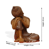 Resting Buddha Statue (Brown)