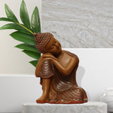 Resting Buddha Statue (Brown)