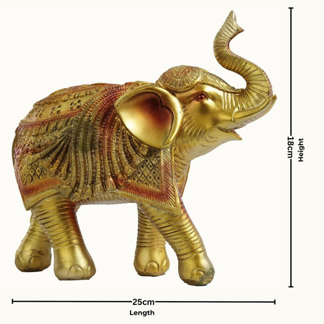 Majestic Golden Elephant