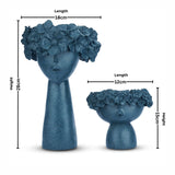 Abstract Floral Headpiece Sculpture Set - Decowiser