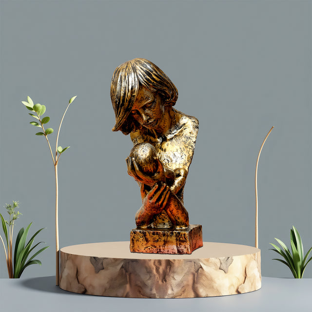 Mother and Child Sculpture