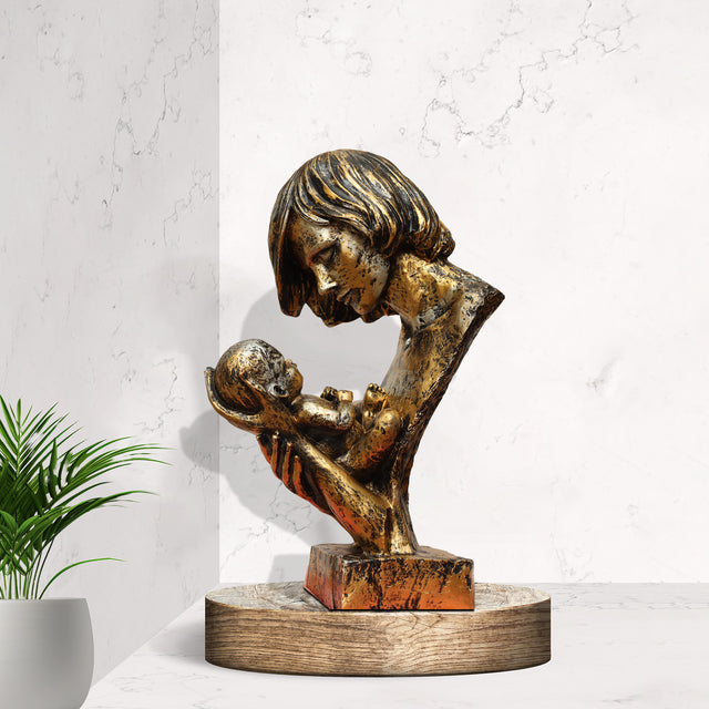 Mother and Child Sculpture