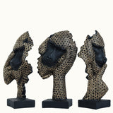 Abstract Gorilla Busts - Decowiser