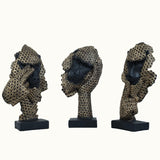 Abstract Gorilla Busts - Decowiser