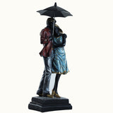 Colorful Couple with Umbrella Statue - Decowiser