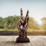 Copper Victory Hand Statue - Decowiser