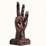 Copper Victory Hand Statue - Decowiser