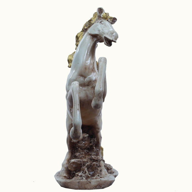 Golden Crest Horse Statue - Decowiser