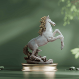 Golden Crest Horse Statue - Decowiser