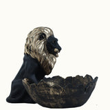 Golden Crest Lion Decor Bowl - Decowiser