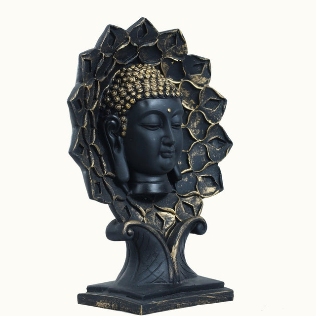 Golden Lotus Buddha Statue - Decowiser