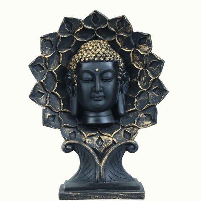 Golden Lotus Buddha Statue - Decowiser