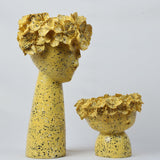 Lemon Drizzle Floral Head Duo - Decowiser