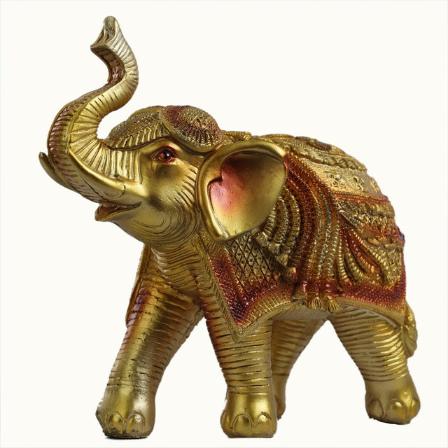 Majestic Golden Elephant - Decowiser