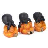 Three Wise Monks Decorative Figurines - Decowiser