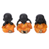 Three Wise Monks Decorative Figurines - Decowiser