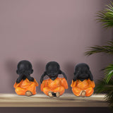 Three Wise Monks Decorative Figurines - Decowiser